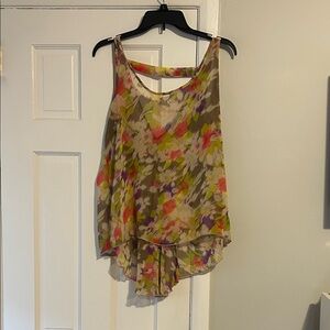 Soprano Multicolor Floral Tank Top